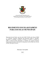 Regimento Escolar padrÃ§Ã£o para escolas municipais - Governo do ...