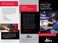 STREET ROD & CUSTOM FABRICATION - WyoTech Tour