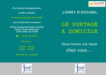 LIVRET CCAS DE JOUE LES TOURS