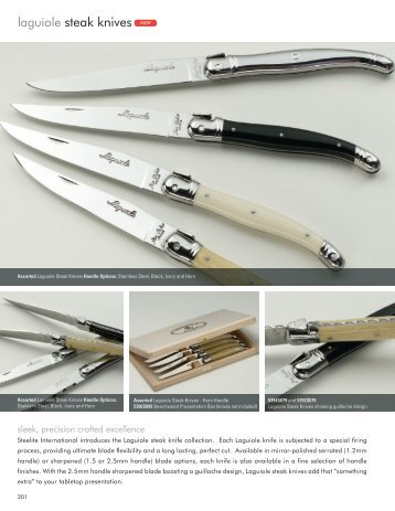 laguiole steak knives - Steelite International