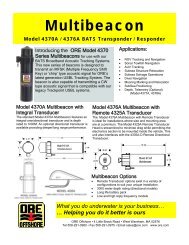 Model 4370A / 4376A BATS Transponder / Responder - EdgeTech