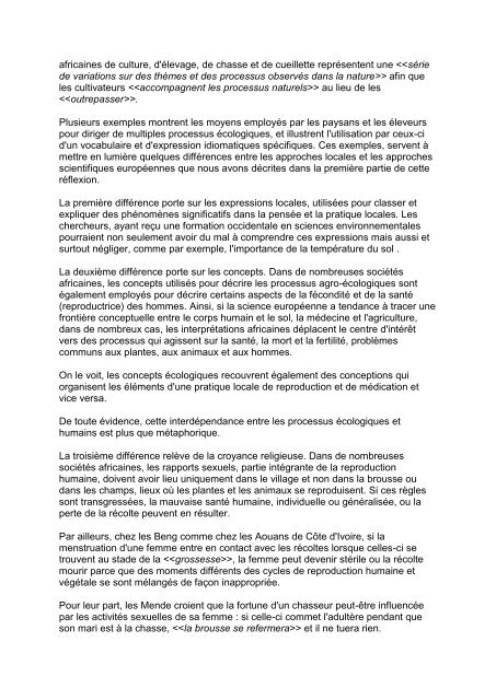 Droit de l'environnement Ã  l'Ã©preuve des reprÃ©sentations culturelles ...