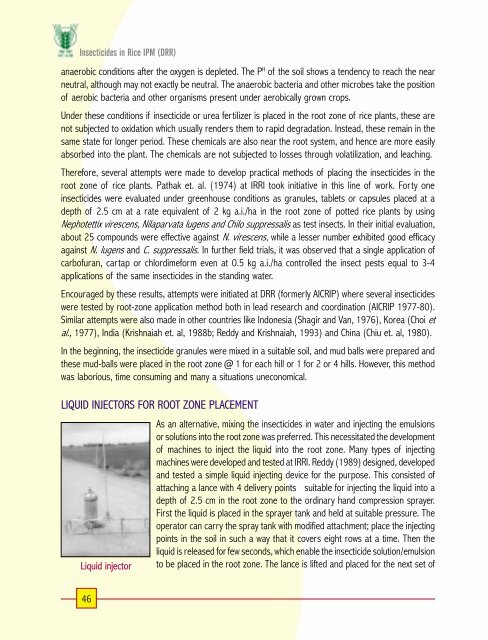 priciples of insecticide use in rice ipm