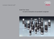 Audi Car Care, la serie esclusiva di prodotti originali.