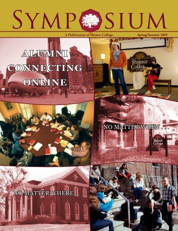 Alumni Connecting Online JOIN TODAY! - Shimer College