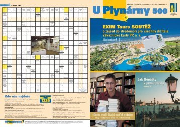 EXIM Tours SOUTÄÅ½ EXIM Tours SOUTÄÅ½ - PraÅ¾skÃ¡ plynÃ¡renskÃ¡ as