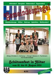 Schützenfest in Hilter