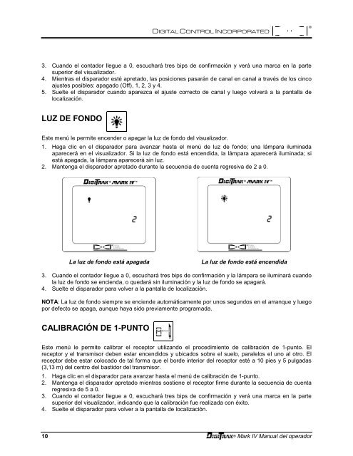 Sistema de Localización Mark IV Manual del Operador