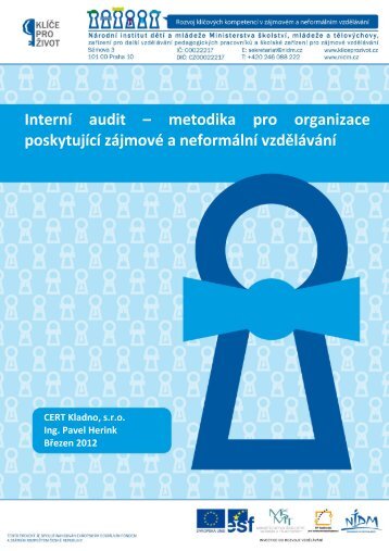 InternÃ­ audit â metodika pro organizace poskytujÃ­cÃ­ zÃ¡jmovÃ© ... - NIDM