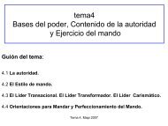 tema4 Bases del poder, Contenido de la autoridad y Ejercicio del ...