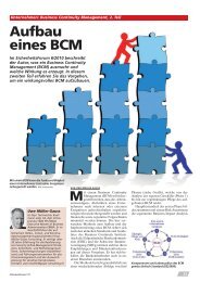 Aufbau eines BCM - müller-gauss consulting