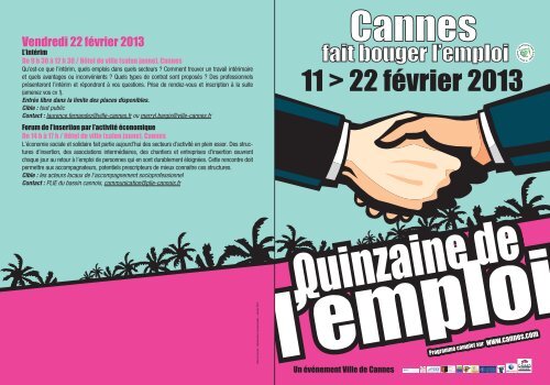 depliantA5-Quizaine-emploi.pdf - Club des Entrepreneurs Cannois