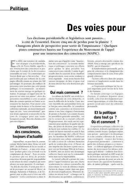 tÃ©lÃ©chargement en PDF ici. - Silence