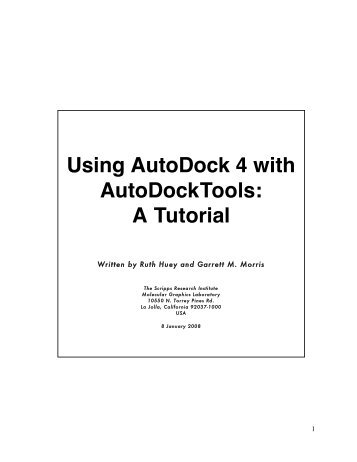 AutoDock (pdf)