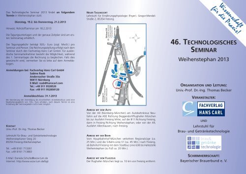 46. technologisches seminar