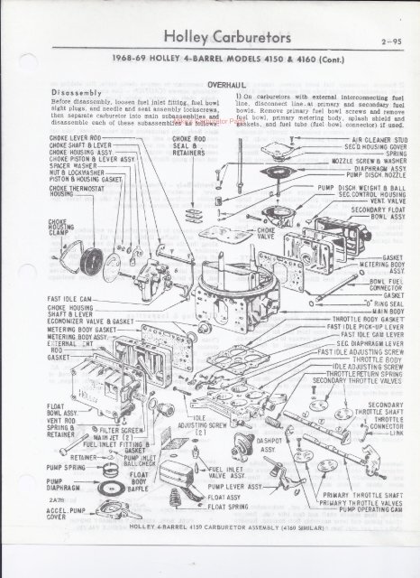 1968-69 Chevrolet & Ford - Mikes Carburetor Parts