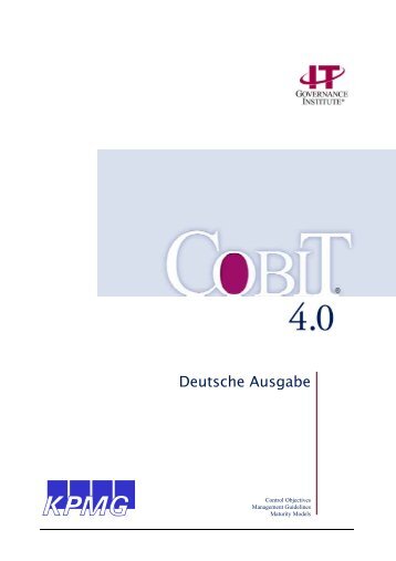 CobiT 4.0 Deutsche Version - IT-Risikomanagement