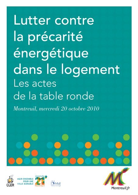 Lutter contre la précarité énergétique dans le ... - Ville de Montreuil