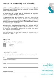 Formular zur Vorbereitung einer Scheidung - Dr. Doering-Striening ...