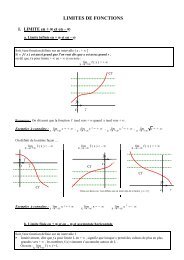 Limites de fonctions - Smeno