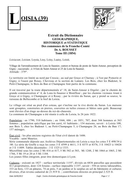 Loisia en PDF - Cegfc