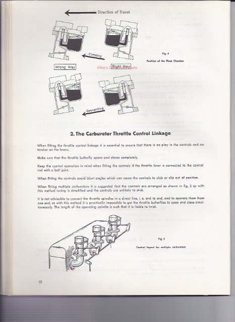 Solex Selection and Tuning of the Carburetor - Mikes Carburetor Parts