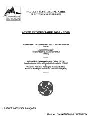 (guide Ã©tudes Licence Etudes Basques 2008-2009 b imprimerieâ)