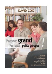 Petits groupes - Adventiste