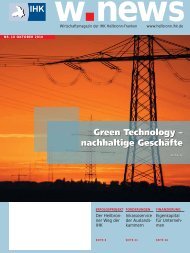 Green Technology – nachhaltige Geschäfte Green ... - w.news