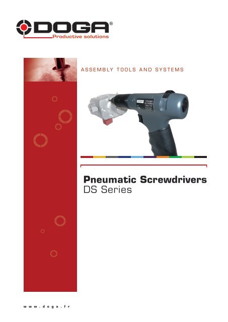 Pneumatic Screwdrivers DS Series - Doga