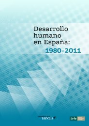 Desarrollo humano en España. 1980-2011 - Fundación Bancaja