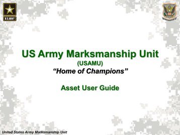 US Army Marksmanship Unit - USAREC - U.S. Army