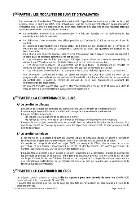 Ville de Port-Saint-Louis-du-RhÃ´ne Convention cadre - CRPV-PACA