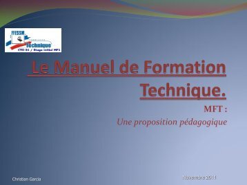 Le MFT - ffessm