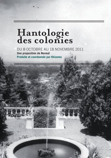 Hantologie des colonies - Khiasma