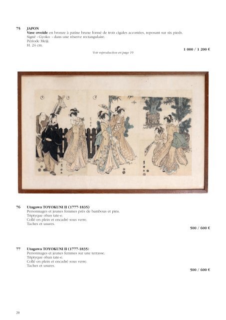 ARTS du XXÃ¨me SIECLE - La Gazette de l'HÃ´tel Drouot