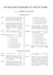 10 R 1-69 Organismes du temps de guerre - Archives ...