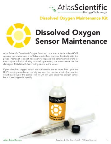 Dissolved Oxygen Sensor Maintenance - Atlas Scientific