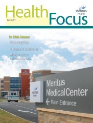 Spring 2011 - Meritus Health