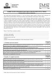 Rubric-Based Assessment Document for Master's Final Thesis - EMSE