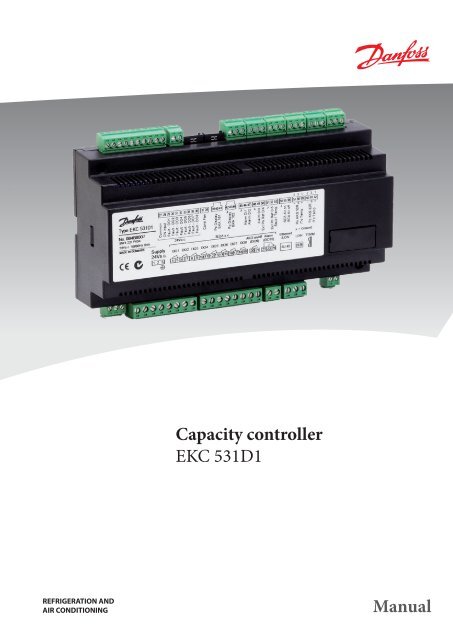 Capacity controller EKC 531D1 Manual