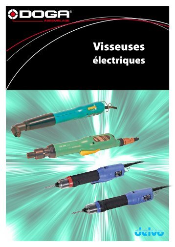 Visseuses droites, démarrage gâchette - Doga