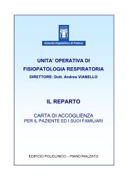 Carta dei Servizi - Azienda Ospedaliera di Padova