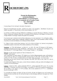 notice historique de Rochefort - Cegfc