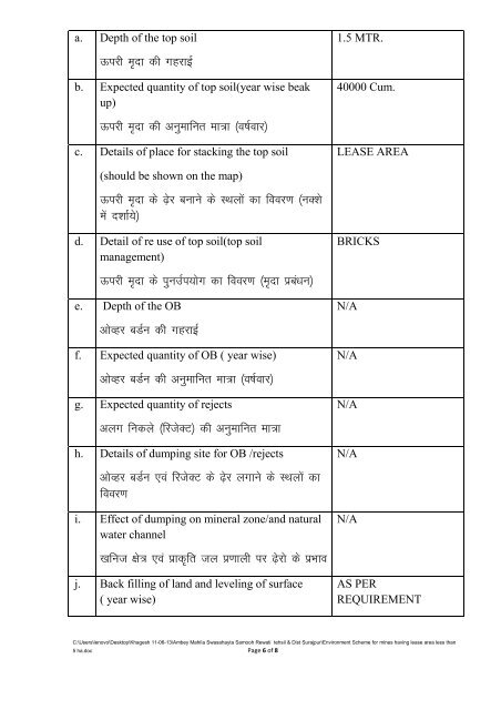 APPENDIX I (See paragraph - 6) FORM 1 - Seiaacg.org