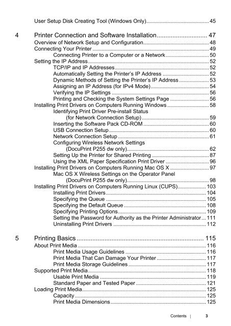 DocuPrint P255 dw User Manual - Fuji Xerox Printers