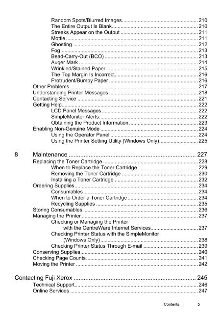 DocuPrint P255 dw User Manual - Fuji Xerox Printers