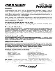 Code de conduite 2013-2014 - primaire - Conseil scolaire ...