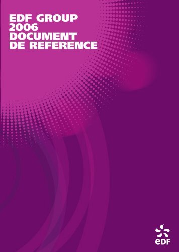 Download the 2006 reference document - Shareholders and investors