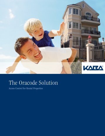 Oracode 660K Brochure - Oracode Electronic Keyless Door Locks ...